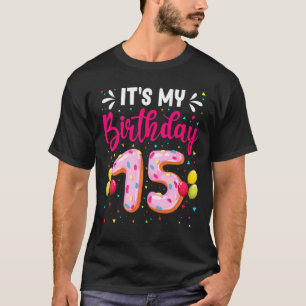 Camiseta Son mis 15 años Chicas de nogal de cumpleaños 15 a