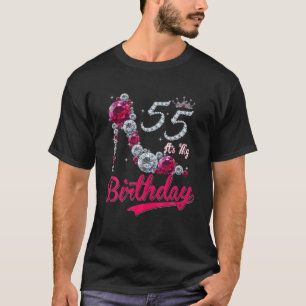 Camiseta Son mis 55° talones felices 55 años