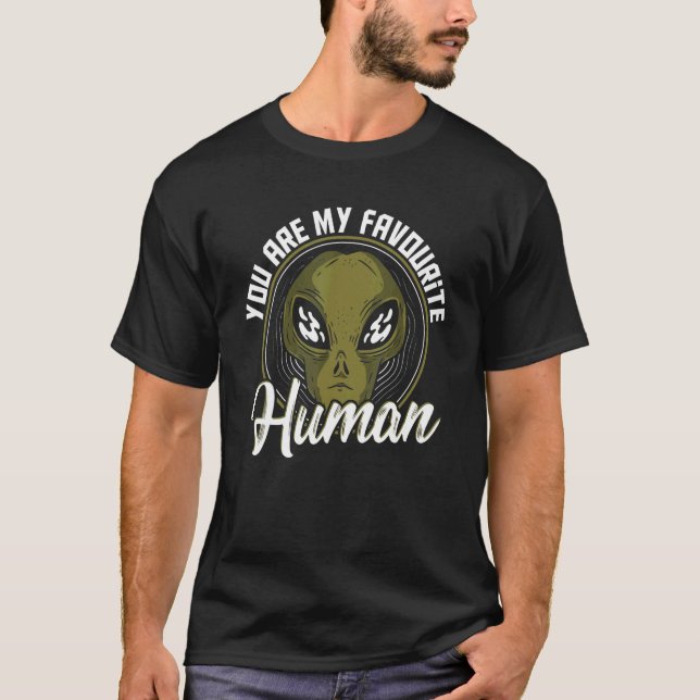 Camiseta Son Mis Alienígenas humanos favoritos Extraterrest (Anverso)