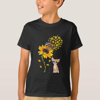 Camiseta Son Mis Hombres Sunshine Sunflower Chihuahua