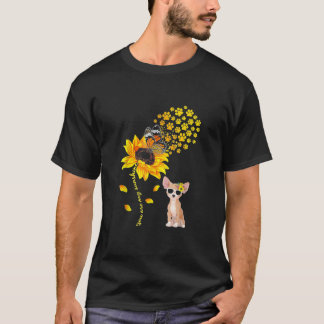 Camiseta Son Mis Hombres Sunshine Sunflower Chihuahua