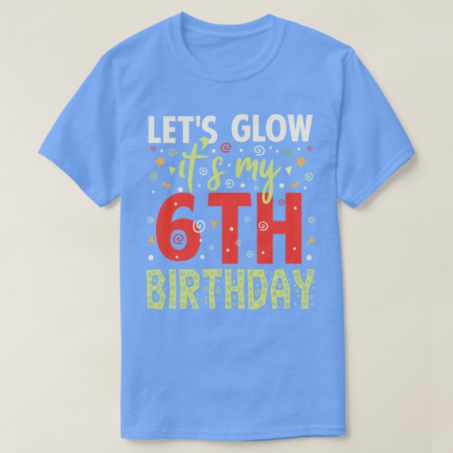 Camiseta Son mis regalos de cumpleaños número 6 (Diseño del anverso)