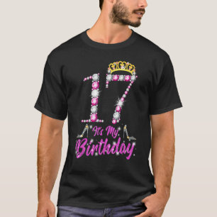 Camiseta Son mis zapatos de cumpleaños número 17