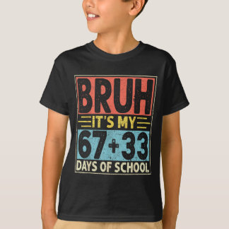 Camiseta Son Niños Hermano 67 33 Días Escuela