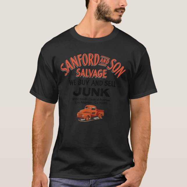 Camiseta Son of Sanford Salvage Sign boy (Anverso)