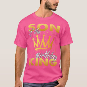 Camiseta Son of the Birthday King Men Crown Birthday Royal