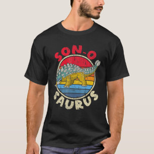 Camiseta Son Saurus I Ankylosauro Dinosaurio I Familia Matc