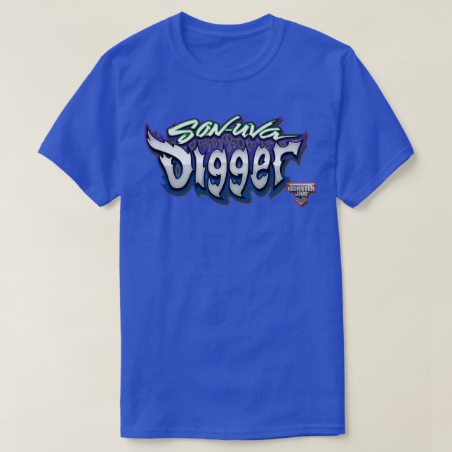Camiseta son uva digger (Diseño del anverso)