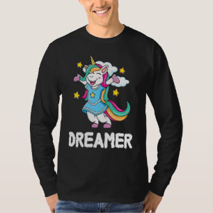 Camiseta Soñador de Unicornios Lindos Unicornios Para Cabal