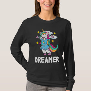 Camiseta Soñador de Unicornios Unicornios Lindos Para Cabal