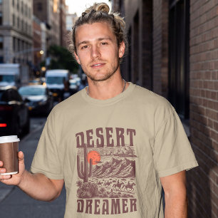 Camiseta Soñador del Desierto – Vintage Occidental al Aire