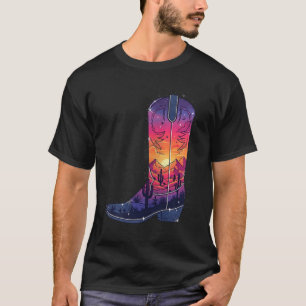 Camiseta Soñadoras de sol del desierto de la Bota de Cowgir