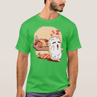Camiseta Sonambulismo Sushi Japón Otaku Anime Kawaii