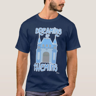 Camiseta Soñando con el divertido personalizado del parque