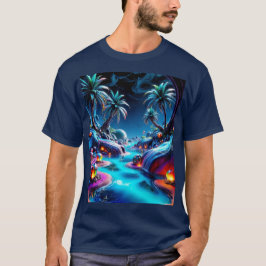 Camiseta Soñando con un escape tropical