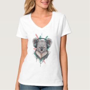 Camiseta Soñando en Sonido – Vibraciones Abstractas de Koal
