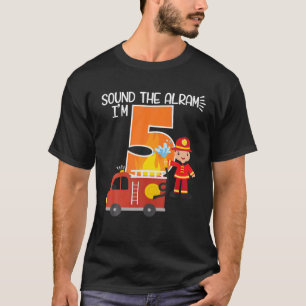 Camiseta Sonar El Alarma Bombero De Camión Bombero 5 T