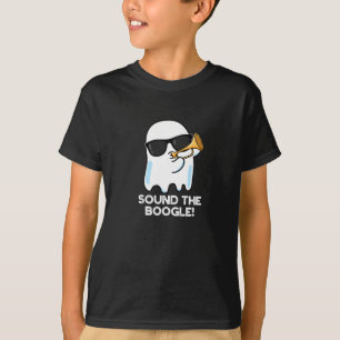 Camiseta Sonar El Funny Ghost Bugle Pun Dark BG