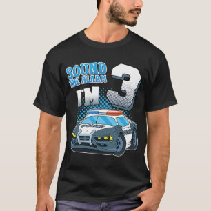 Camiseta Sonar la alarma de que tengo 3 años de edad