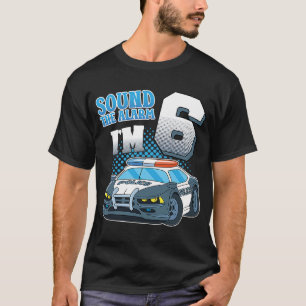 Camiseta Sonar la alarma de que tengo 6 años de edad