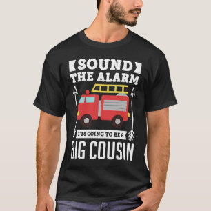 Camiseta Sonar la alarma de que voy a ser un gran primo de