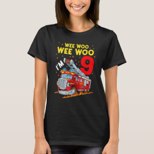 Camiseta Sonar la alarma del incendio de un camión de 9 cum