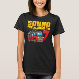 Camiseta Sonar la alarma del incendio de un niño de cumplea
