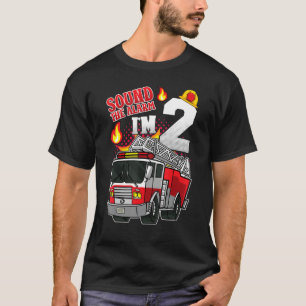 Camiseta Sonar La alarma Soy 2 Bombero De Bomberos Segundo