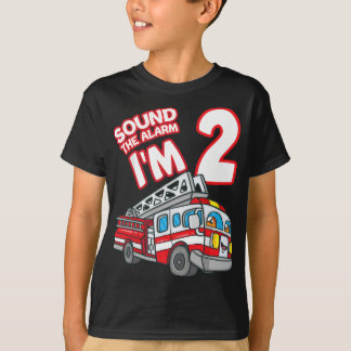 Camiseta Sonar La alarma Soy 2 Bombero De Bomberos Segundo