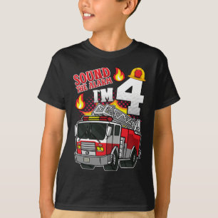 Camiseta Sonar la alarma, soy el niño bombero