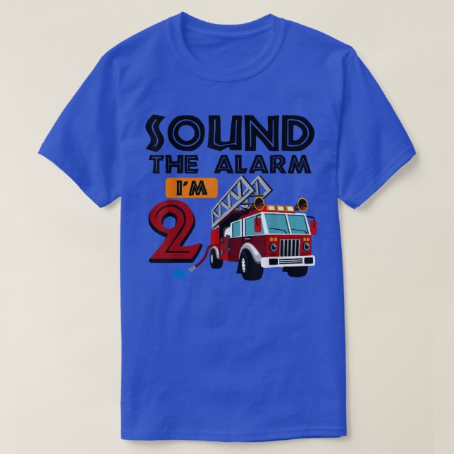 Camiseta Sonar la alarma soy el segundo cumpleaños de los b (Diseño del anverso)