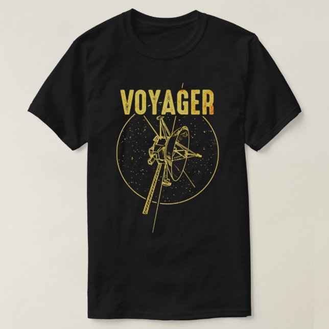 Camiseta Sonda de espacio interestelar de voyager8 (Diseño del anverso)