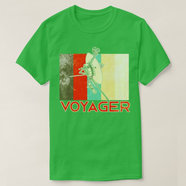 Camiseta Sonda de espacio interestelar de voyager 2 (Diseño del anverso)