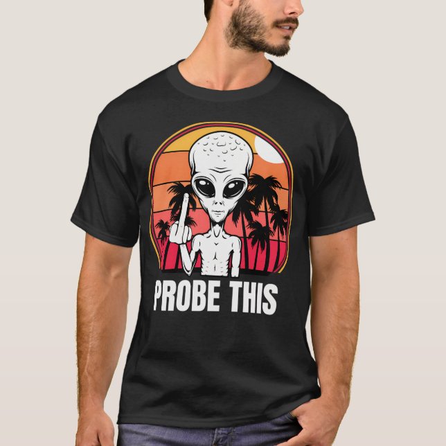 Camiseta Sondear esto - Alien (Anverso)