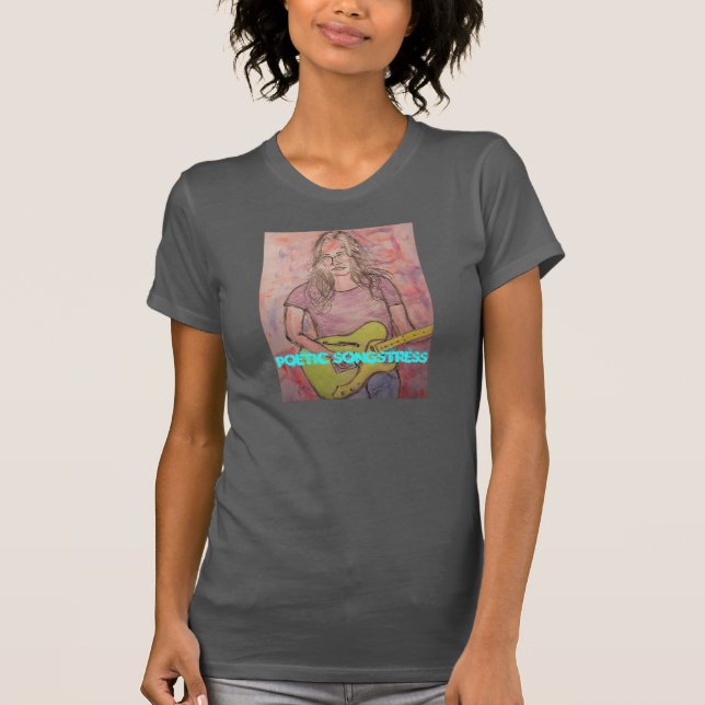 Camiseta Songstress poético (Anverso)