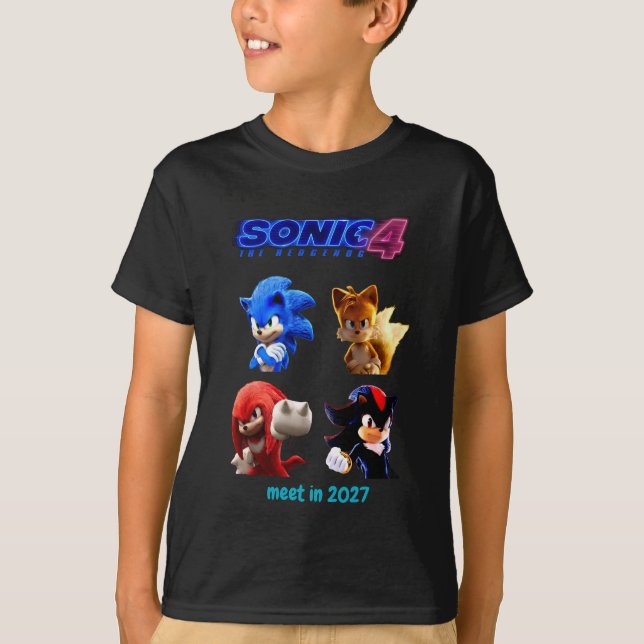 Camiseta Sonic 4 niños (Anverso)