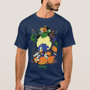 Camiseta Sonic El Erizo Chao Tales Grupo de Halloween