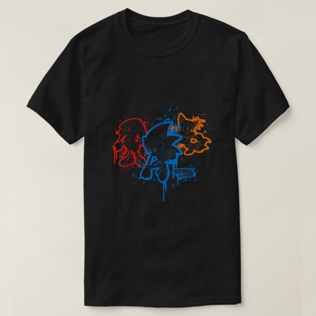 Camiseta Sonic Friends Spray Paint (Diseño del anverso)