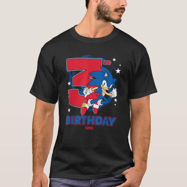 Camiseta Sonic The Hedgehog 3er cumpleaños Épic Sonic Big C (Anverso)