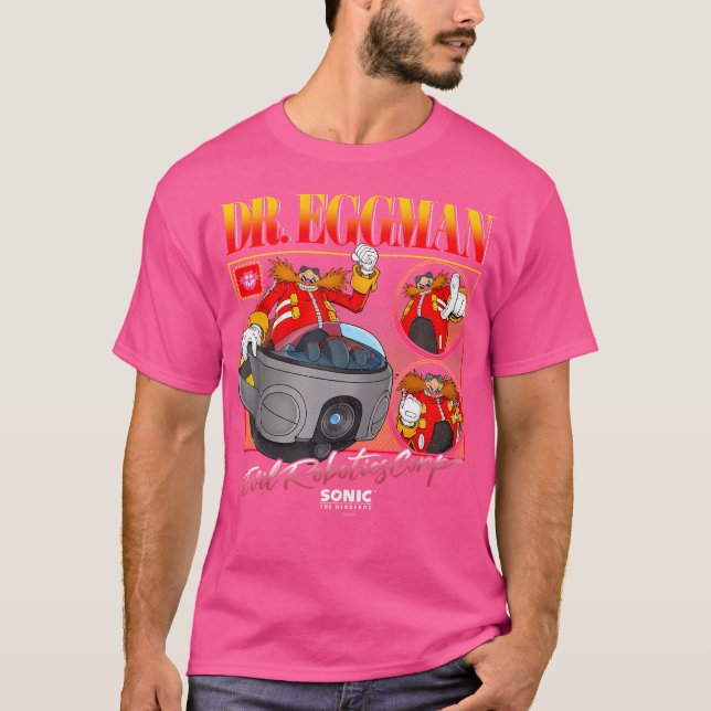 Camiseta Sonic The Hedgehog Dr Eggman Evil Robotics Corp V (Anverso)