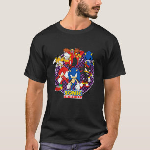 Camiseta Sonic The Hedgehog Heroes Villains Epic Retrato