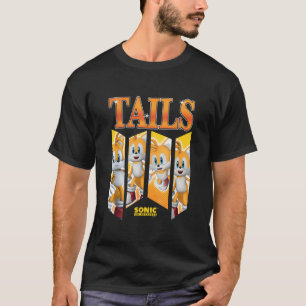 Camiseta Sonic The Hedgehog Tails Velocidad Paneles Brillan