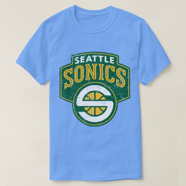 Camiseta Sonics de Seattle (Diseño del anverso)