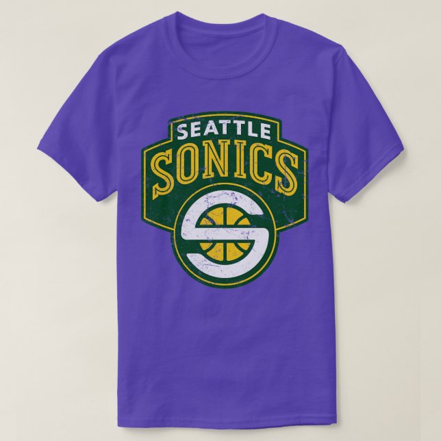 Camiseta Sonics de Seattle (Diseño del anverso)