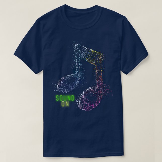 Camiseta Sonido activado (Diseño del anverso)
