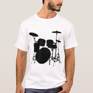Camiseta Sonido, audición, platillos