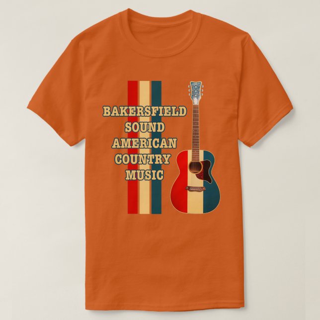 Camiseta Sonido Bakersfield Americano (Diseño del anverso)