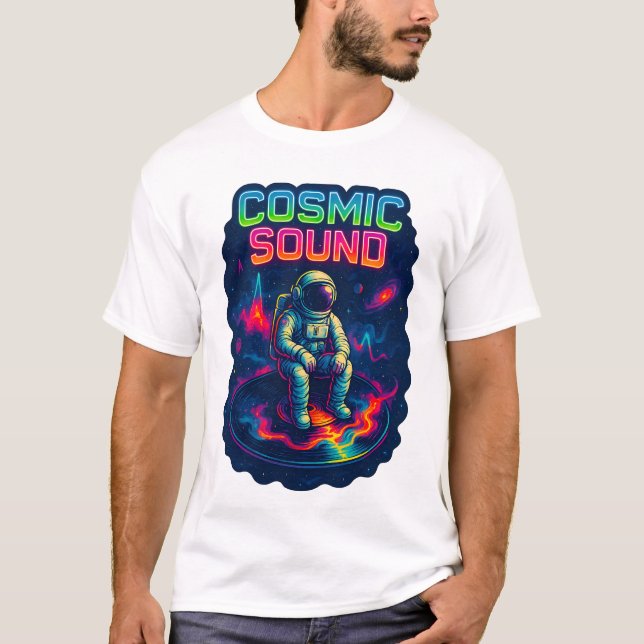 Camiseta Sonido cósmico (Anverso)