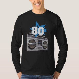 Camiseta Sonido de Boombox de la Vieja 80