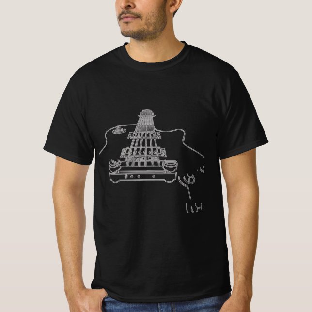 Camiseta Sonido de guitarra eléctrica (Anverso)